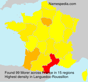 Surname Morer in France