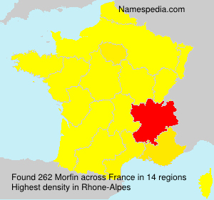 Surname Morfin in France