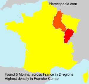 Surname Morinaj in France