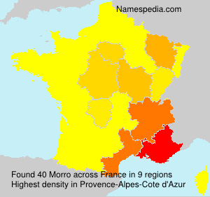 Surname Morro in France