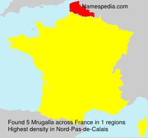 Surname Mrugalla in France