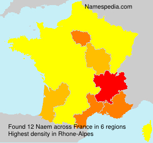 Surname Naem in France