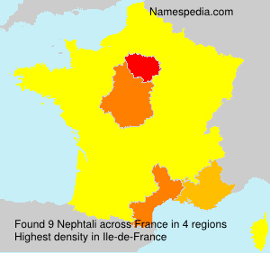 Surname Nephtali in France Surname Nephtali in France