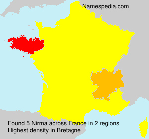 Surname Nirma in France