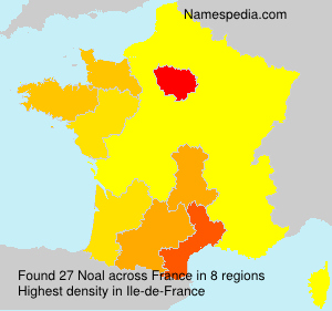 Surname Noal in France
