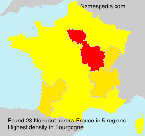 Surname Noireaut in France
