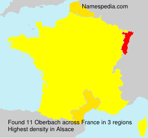 Surname Oberbach in France