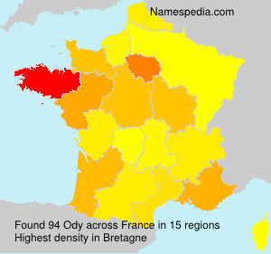 Surname Ody in France
