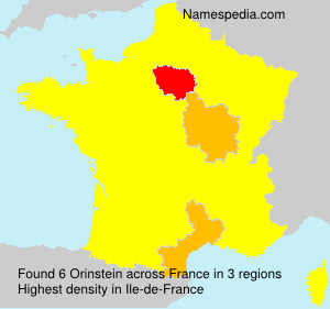 Surname Orinstein in France Surname Orinstein in France