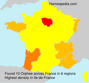 Surname Orphee in France
