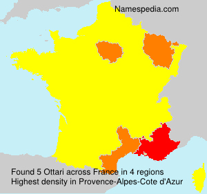 Surname Ottari in France
