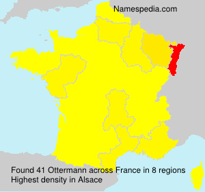 Surname Ottermann in France