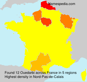 Surname Ouedarbi in France