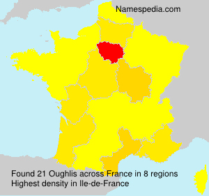 Surname Oughlis in France