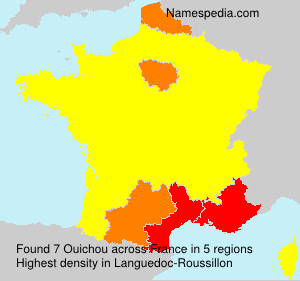 Surname Ouichou in France Surname Ouichou in France