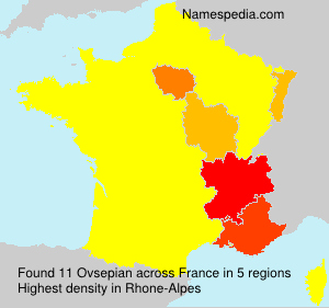 Surname Ovsepian in France