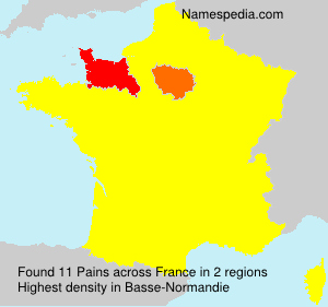 Surname Pains in France