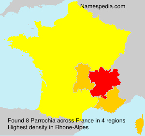 Surname Parrochia in France