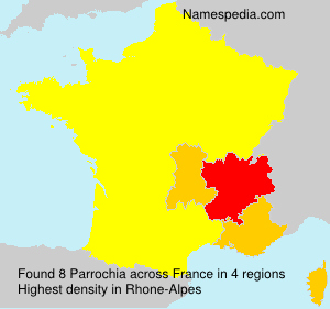 Surname Parrochia in France Surname Parrochia in France