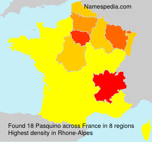 Surname Pasquino in France