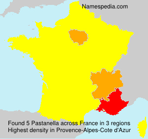 Surname Pastanella in France