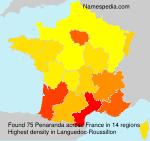 Surname Penaranda in France