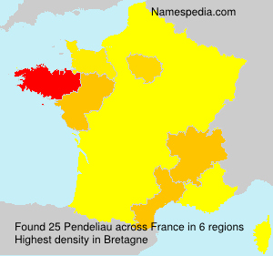 Surname Pendeliau in France