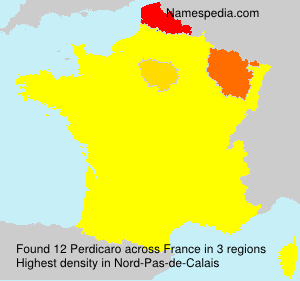 Surname Perdicaro in France