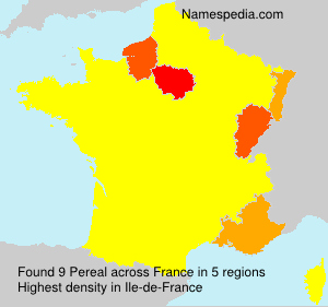 Surname Pereal in France