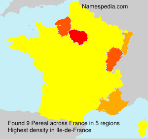 Surname Pereal in France Surname Pereal in France