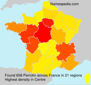 Surname Perrotin in France