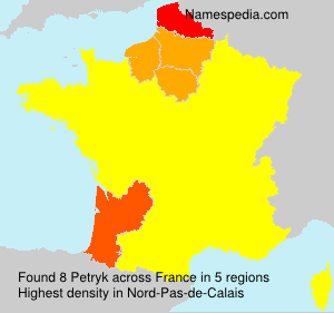 Surname Petryk in France