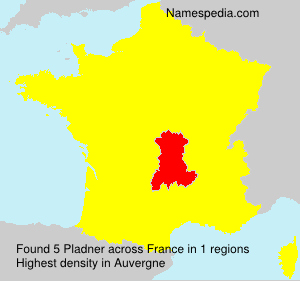 Surname Pladner in France