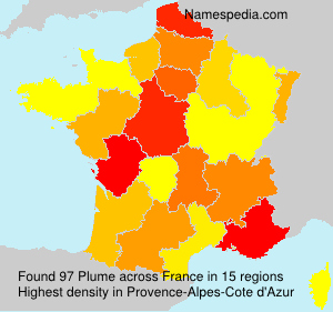 Surname Plume in France