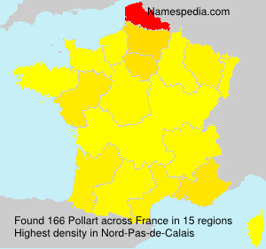 Surname Pollart in France