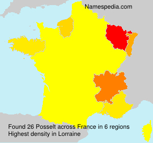 Surname Posselt in France