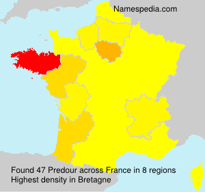 Surname Predour in France