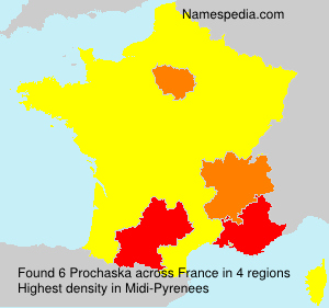 Surname Prochaska in France