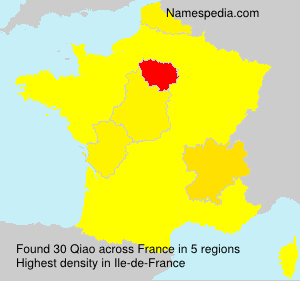 Surname Qiao in France
