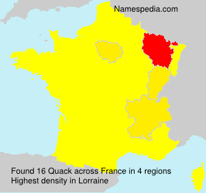 Surname Quack in France