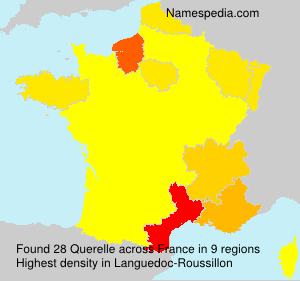 Surname Querelle in France