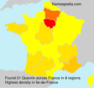 Surname Quevrin in France