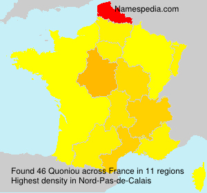 Surname Quoniou in France