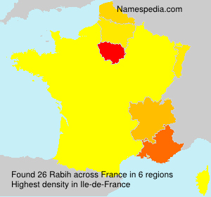 Surname Rabih in France