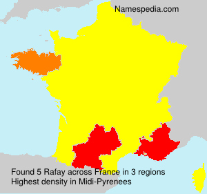 Surname Rafay in France