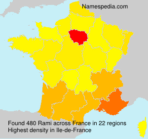 Surname Rami in France