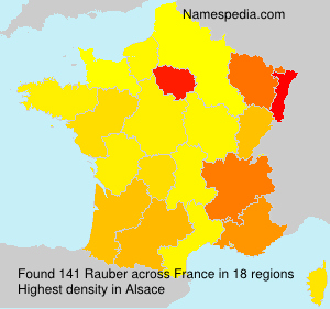 Surname Rauber in France