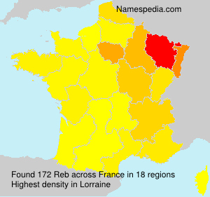 Surname Reb in France