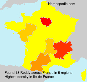 Surname Reddy in France