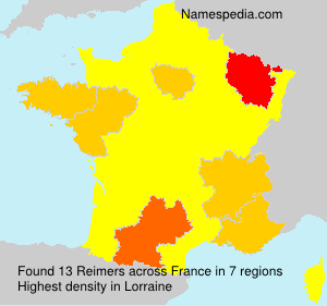 Surname Reimers in France